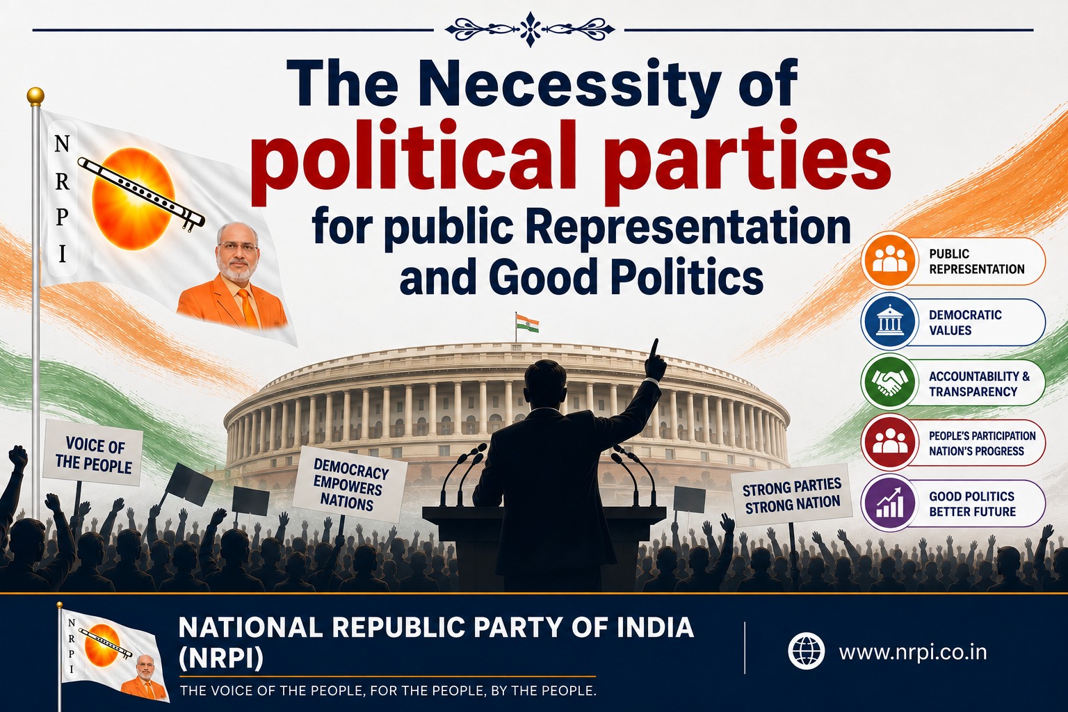 The Necessity of Political Parties for Public Representation and Good Politics. 